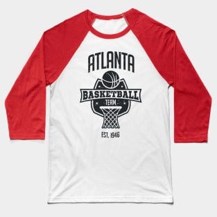 Atlanta Hawks Georgia Basketball TeamAtlanta Hawks Baseball T-Shirt